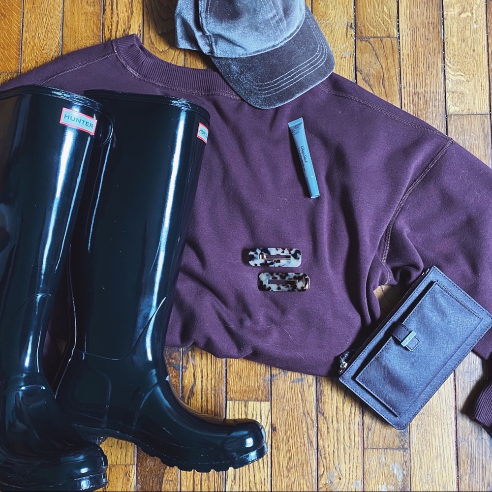 Hunter Original Tall Gloss Adjustable Back - Black